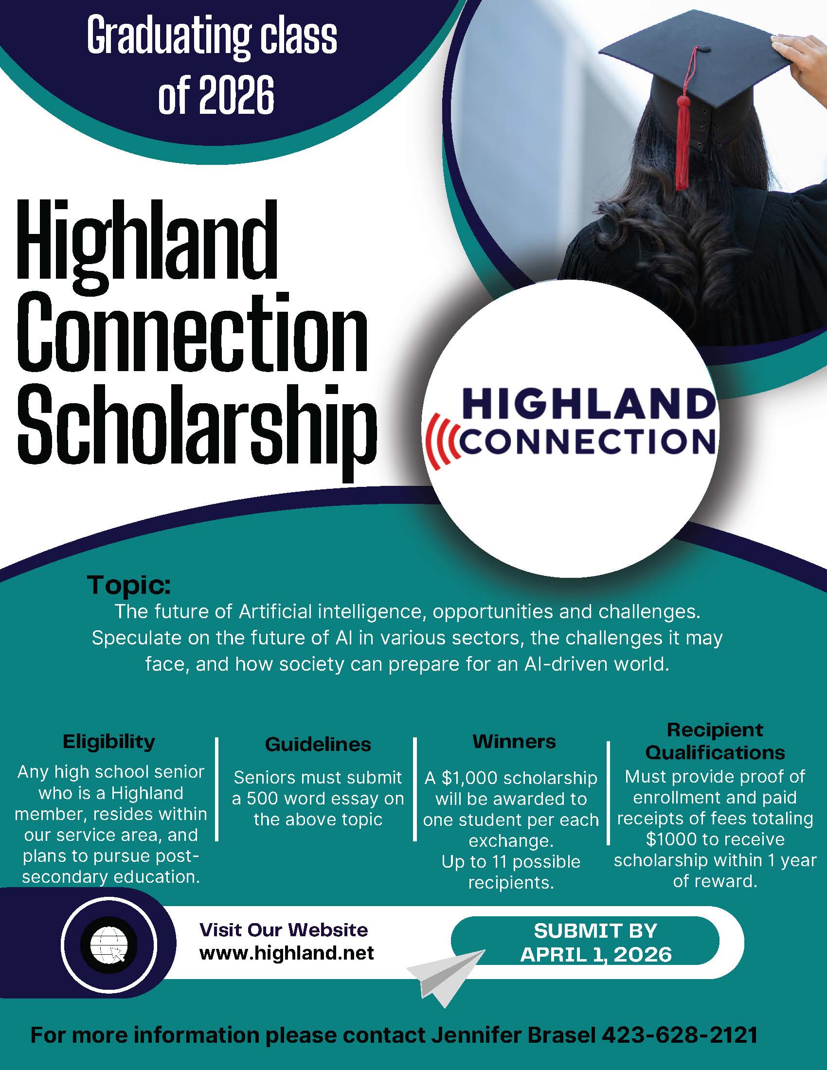 Highland Connection Scholarship 2026